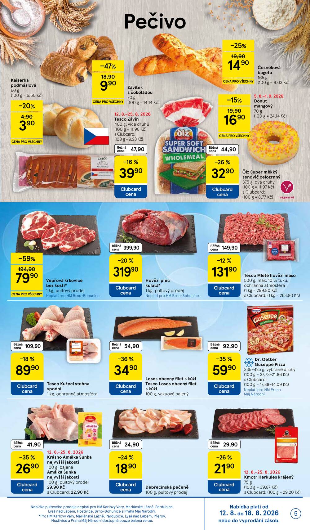 Tesco hypermarkety od 12.8. do 18.8.2026