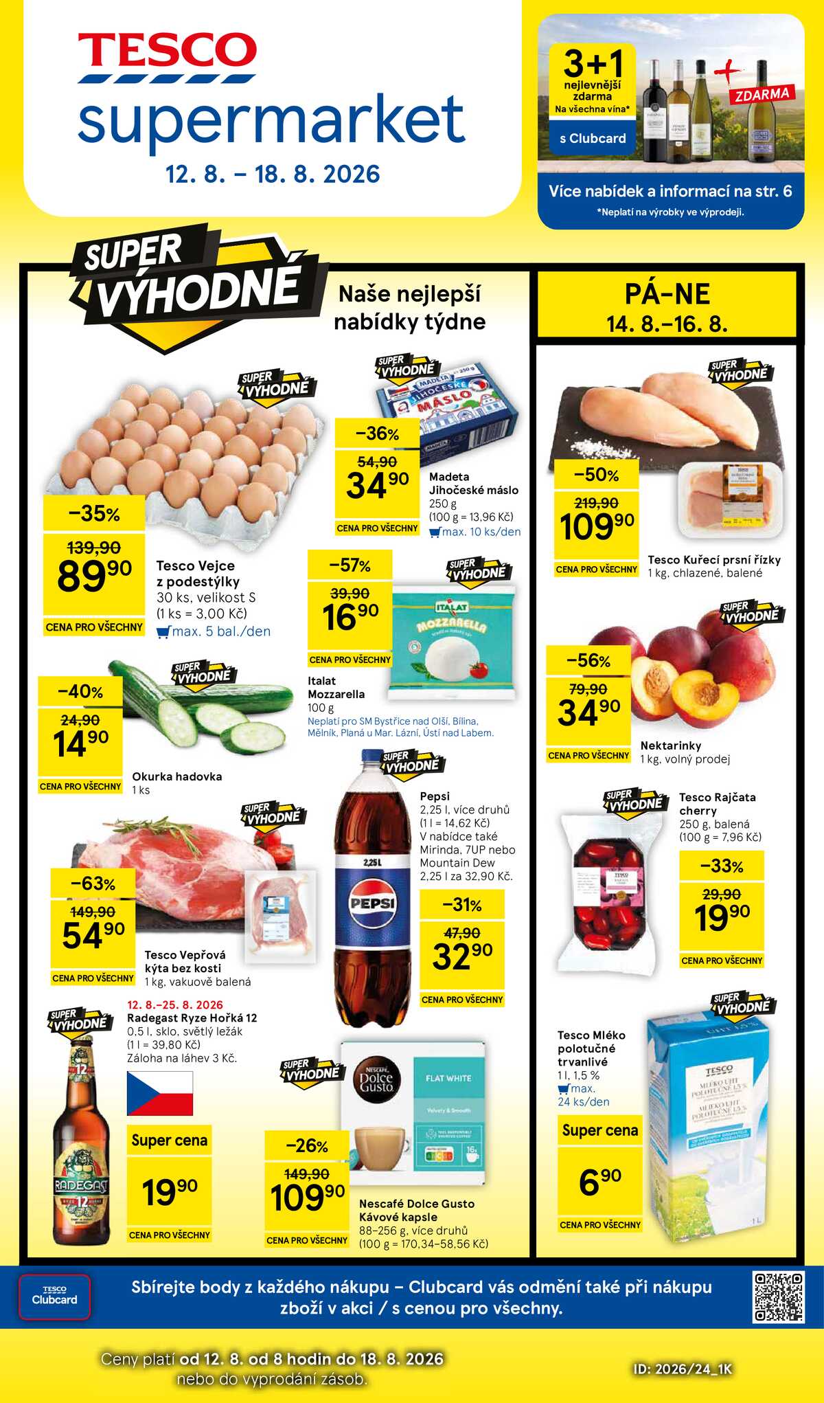 Tesco supermarkety od 12.8. do 18.8.2026 strana 1