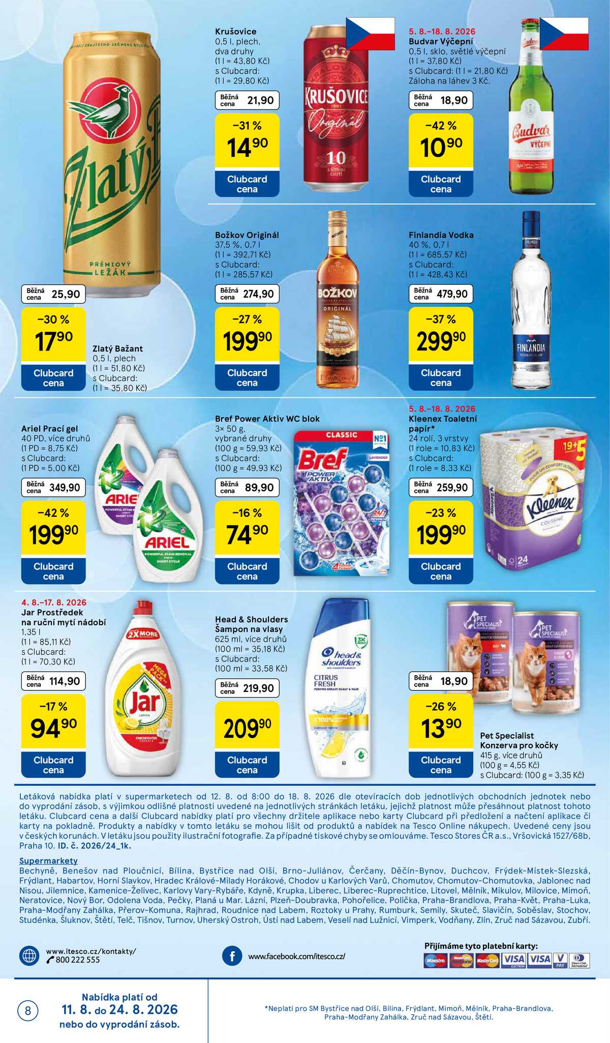 Tesco supermarkety od 12.8. do 18.8.2026 strana 8