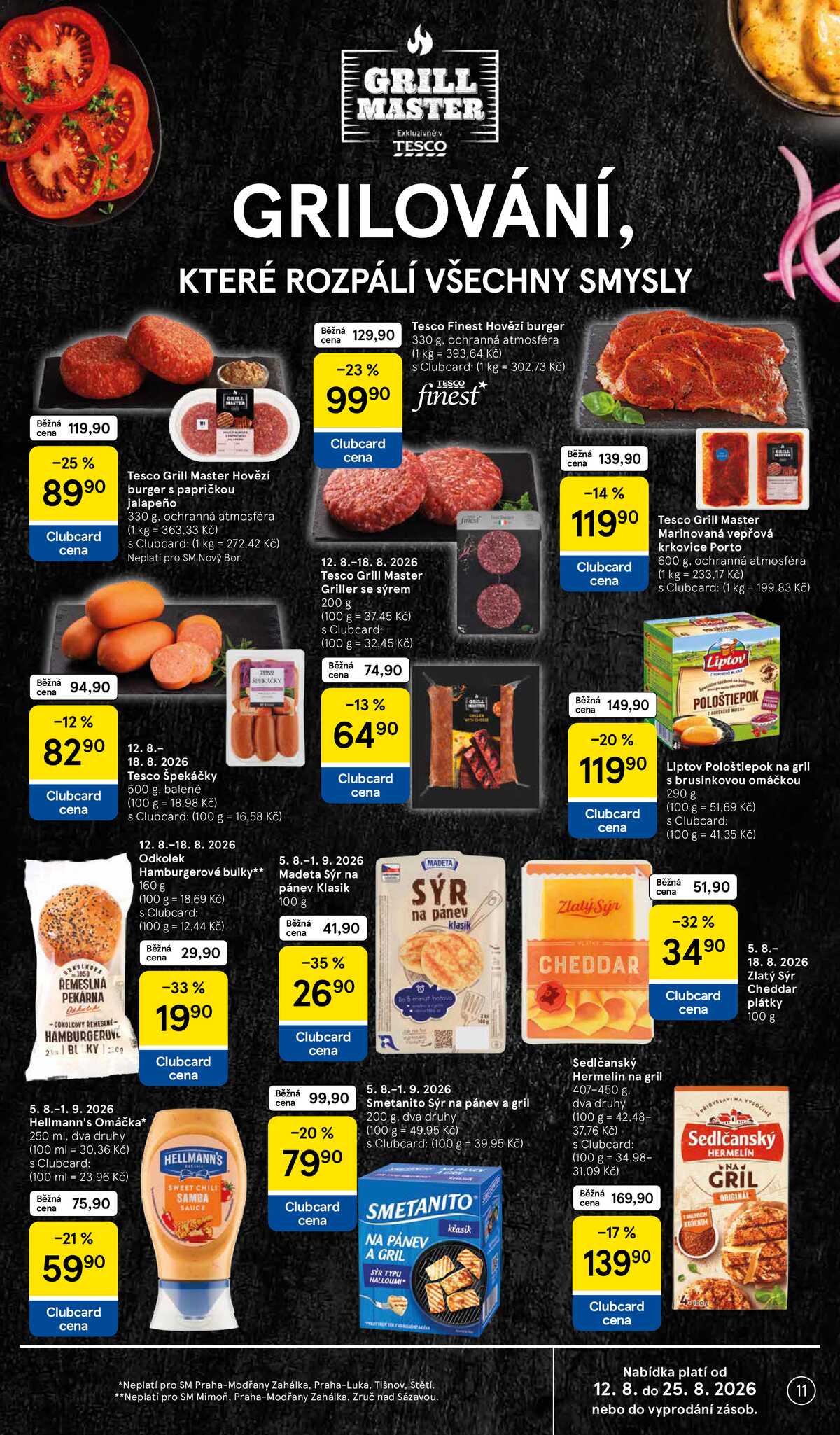 Tesco supermarkety od 12.8. do 18.8.2026 strana 11