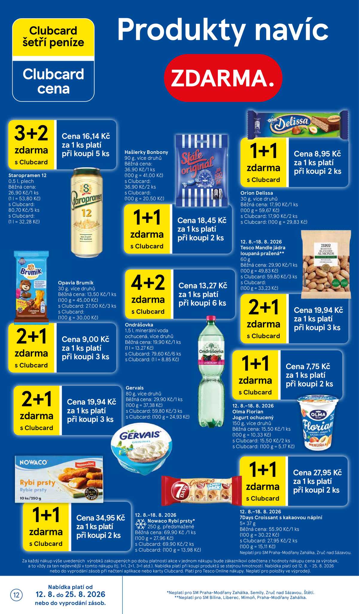 Tesco supermarkety od 12.8. do 18.8.2026 strana 12