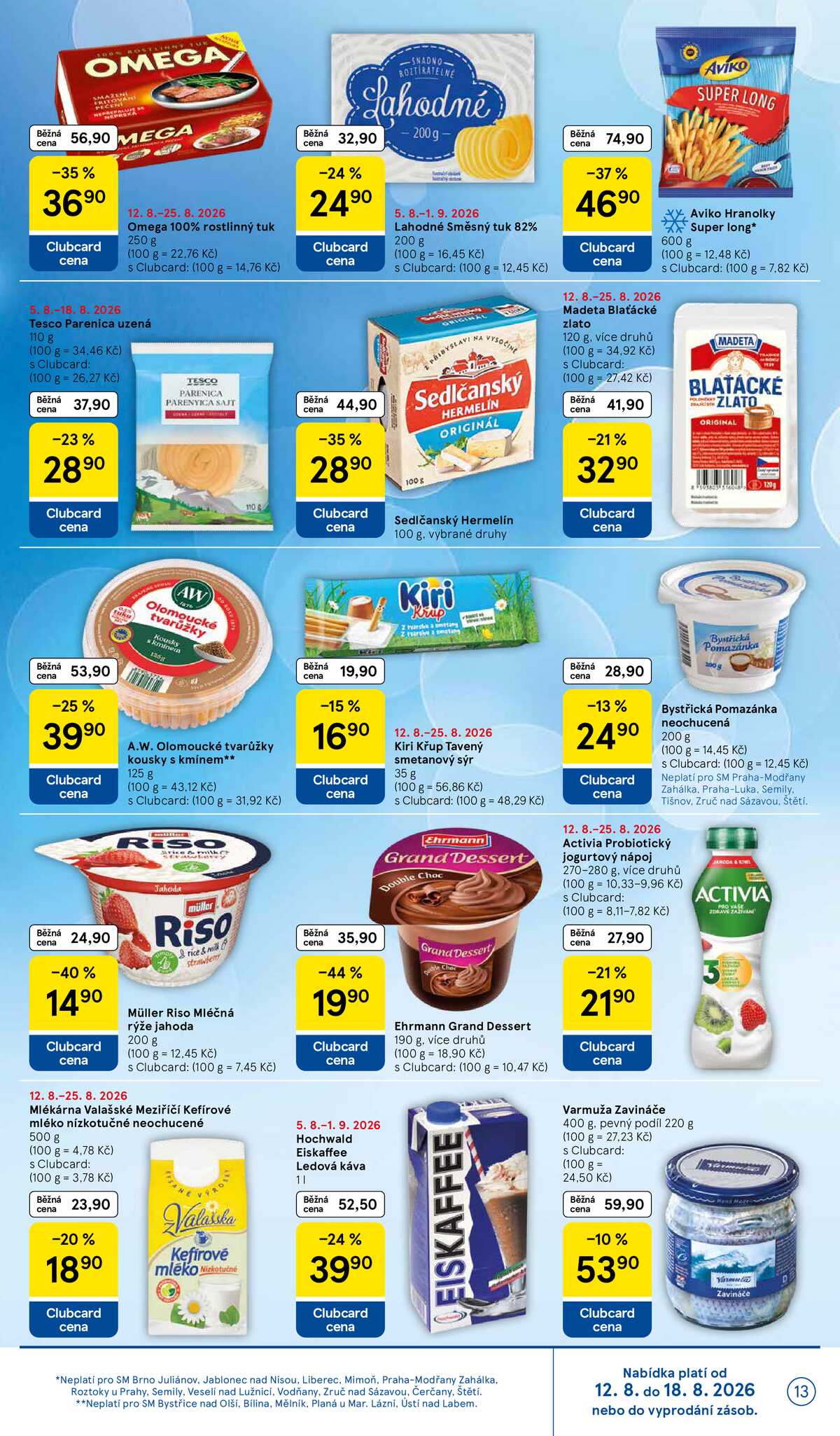 Tesco supermarkety od 12.8. do 18.8.2026 strana 13