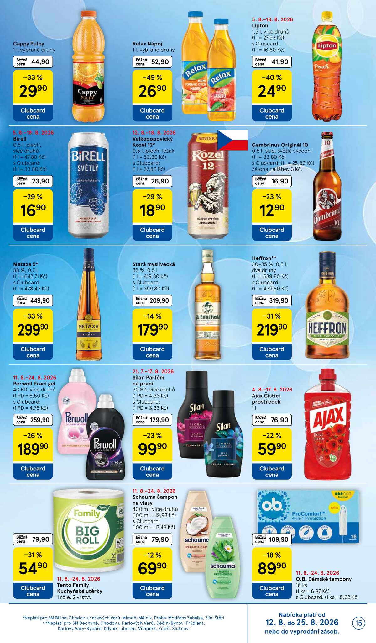 Tesco supermarkety od 12.8. do 18.8.2026 strana 15