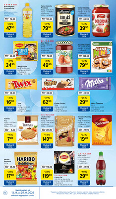 Tesco supermarkety od 12.8. do 18.8.2026