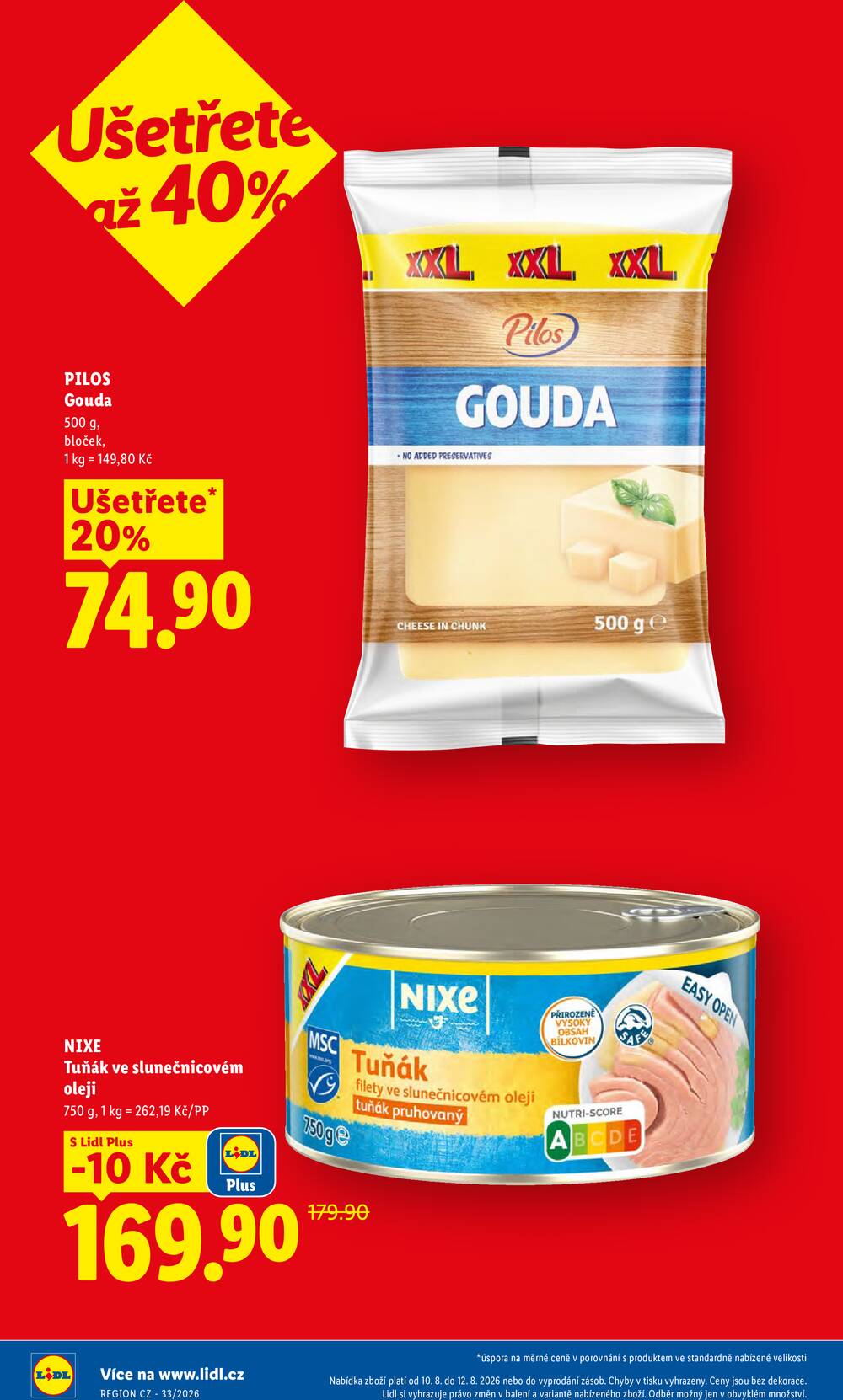 Lidl od 10.8. do 12.8.2026