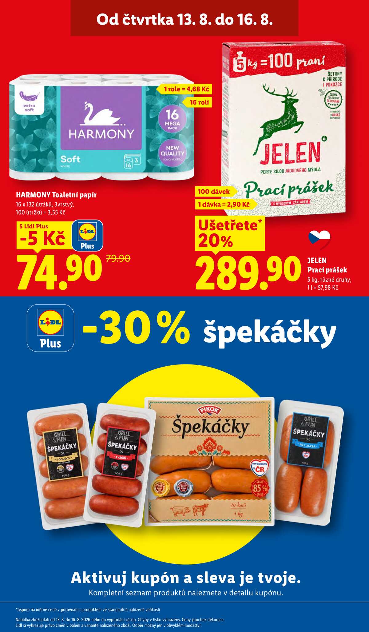 Lidl Čtvrtek od 13.8. do 16.8.2026 strana 3