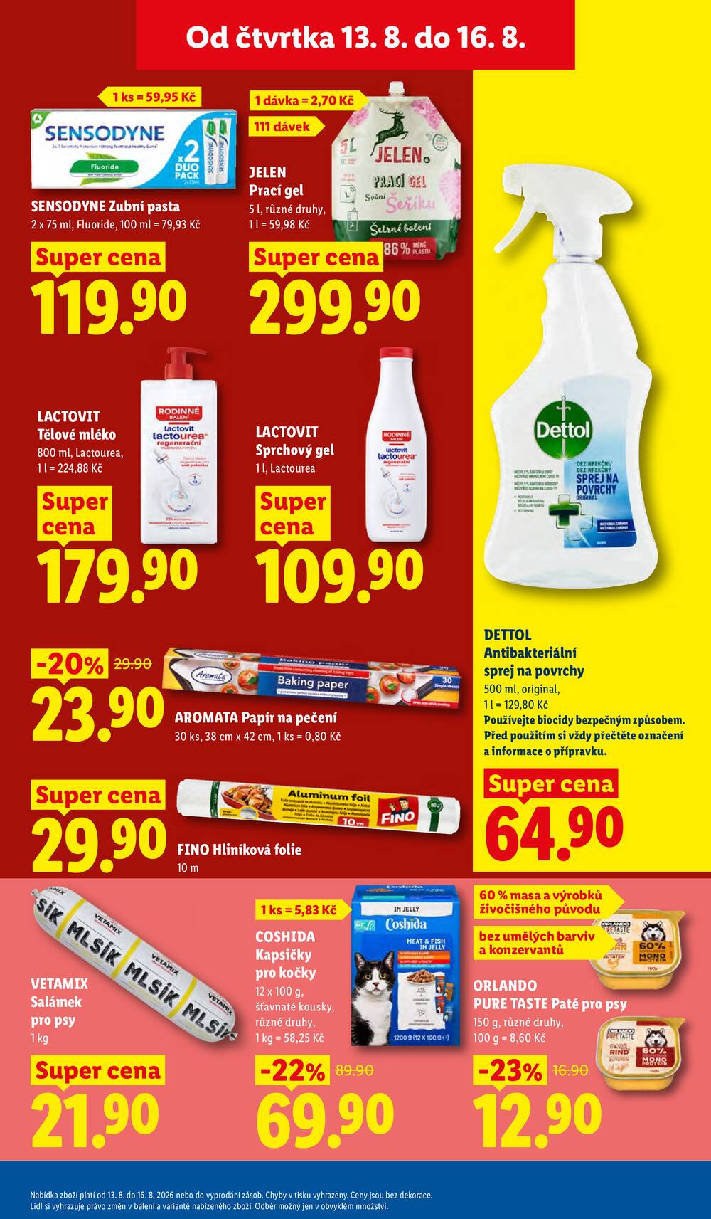 Leták Lidl - Lidl Čtvrtek od 13.8. do 16.8.2026 - strana 27 Leták Lidl - Lidl Čtvrtek od 13.8. do 16.8.2026 - strana 27