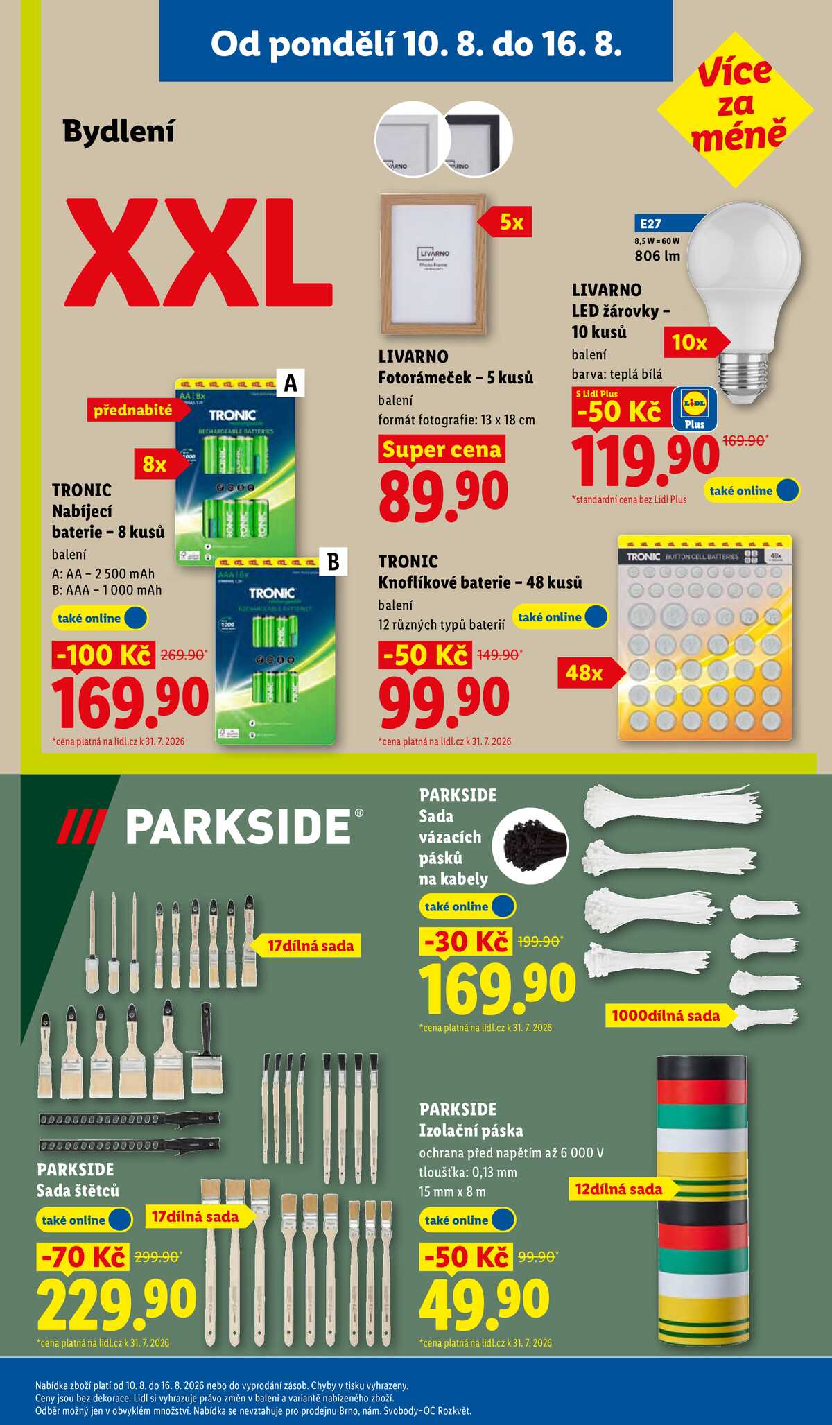 Lidl Spotřební zboží 10.8. - 16.8. strana 8