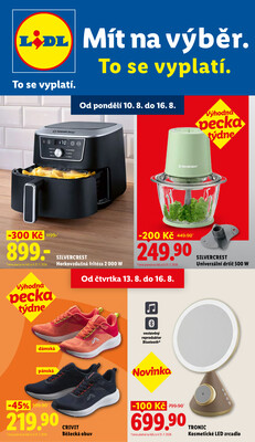 Lidl Spotřební zboží 10.8. - 16.8.