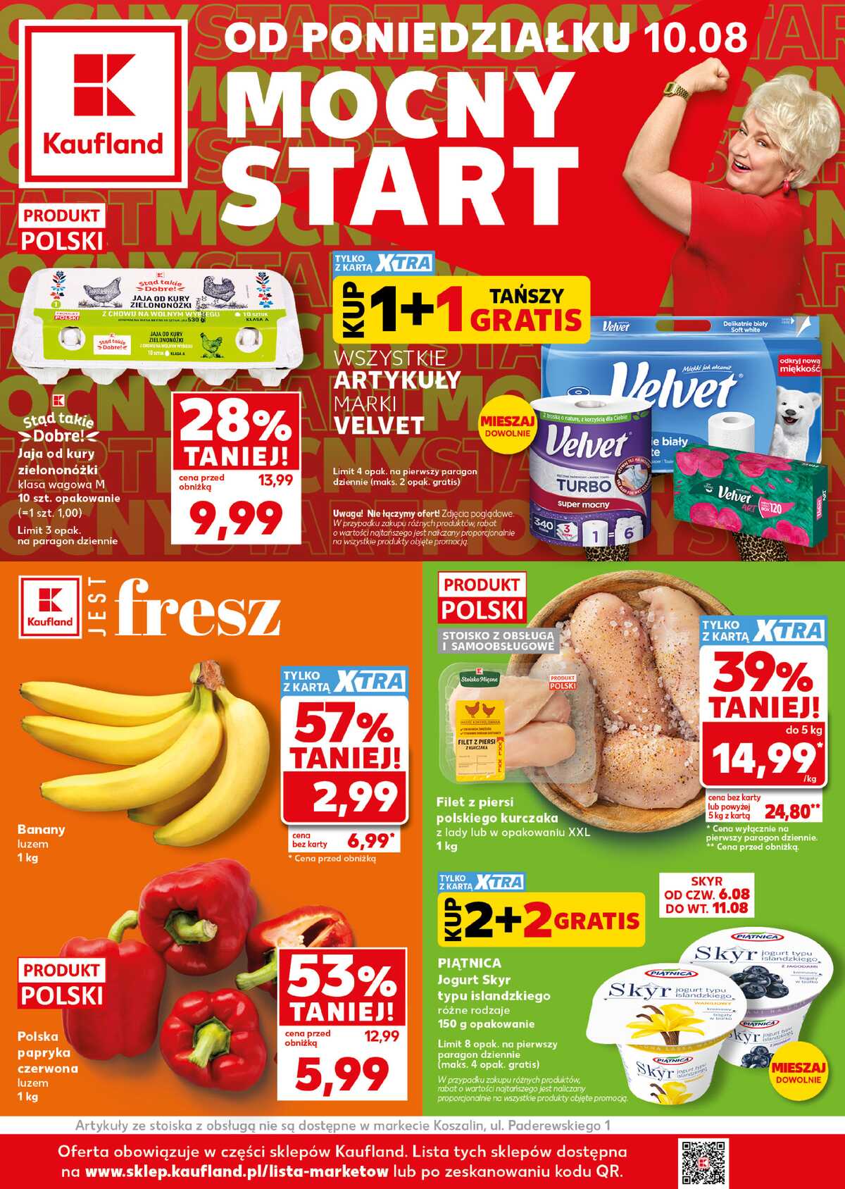 Leták Kaufland Polsko 10.8.-11.8.2026 - Silný start strana 1