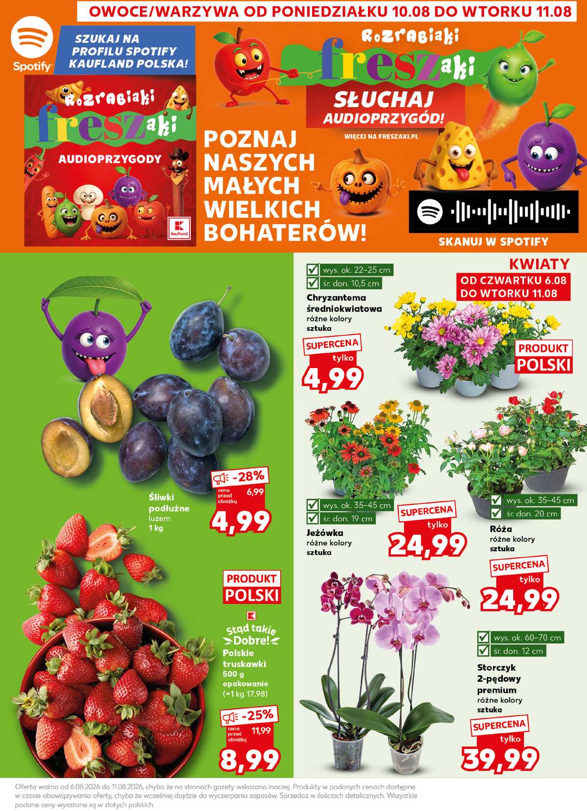 Leták Kaufland Polsko 10.8.-11.8.2026 - Silný start strana 3