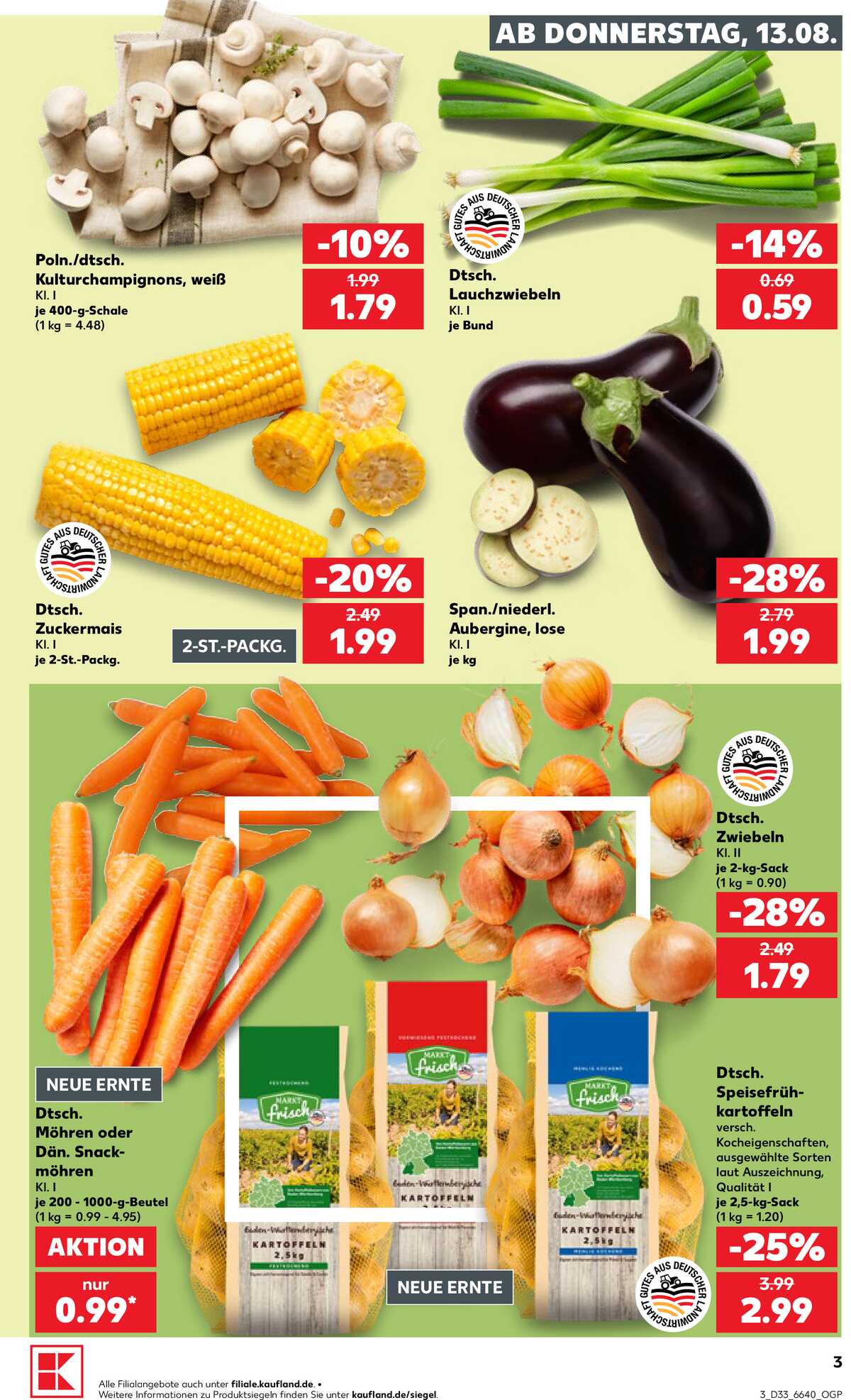 Leták Kaufland Německo 13.8.-19.8.2026 strana 3