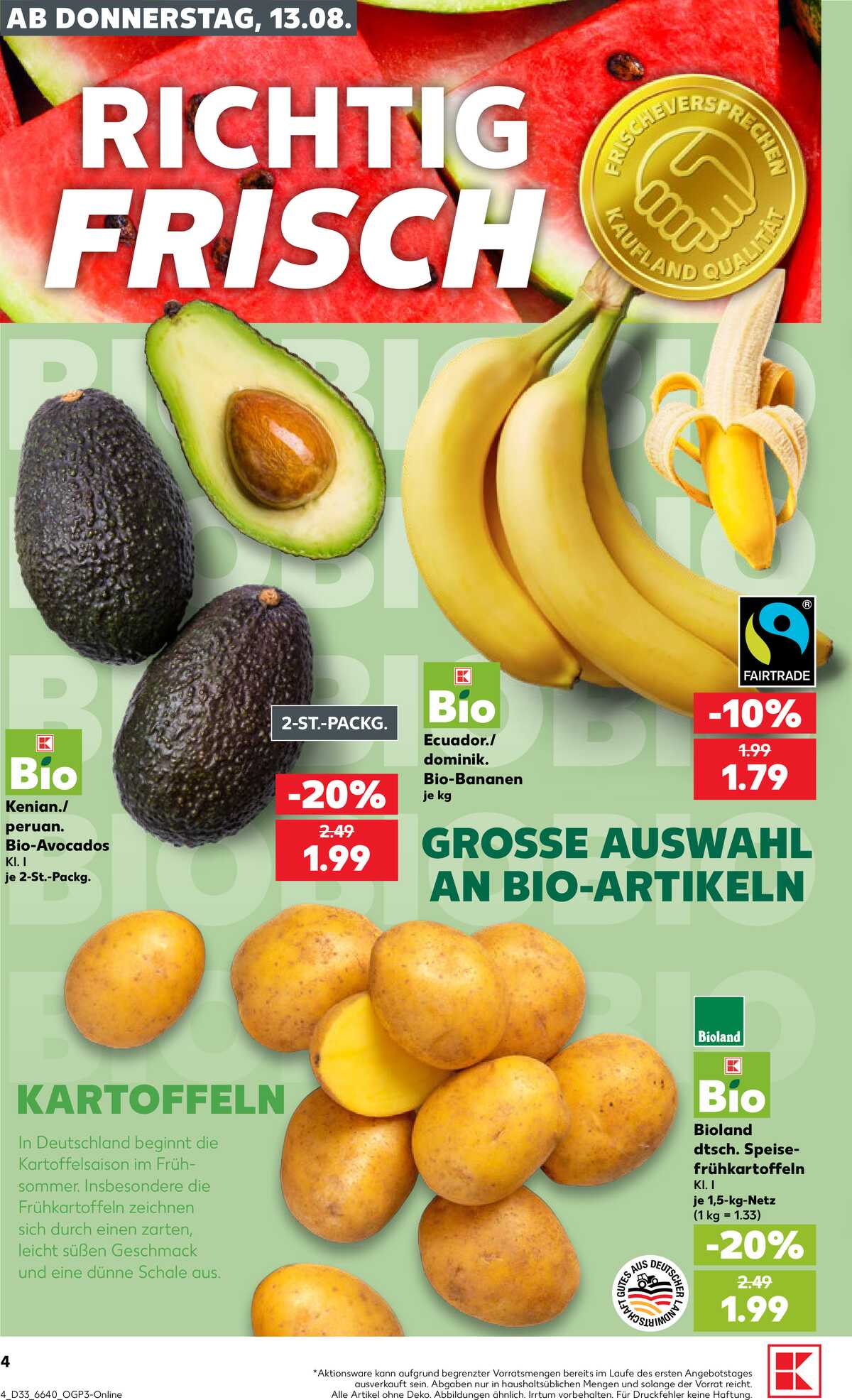 Leták Kaufland Německo 13.8.-19.8.2026 strana 4