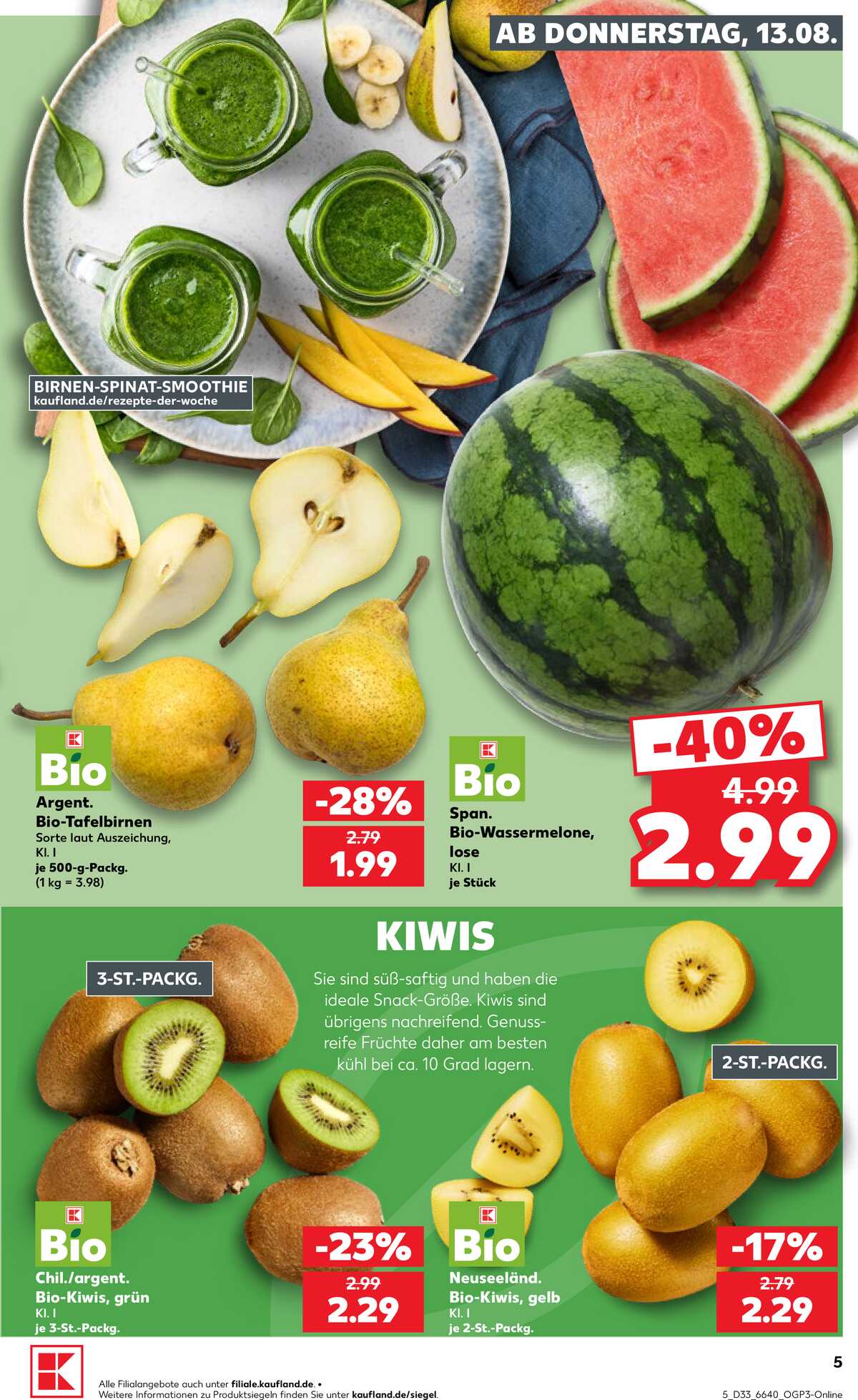 Leták Kaufland Německo 13.8.-19.8.2026 strana 5