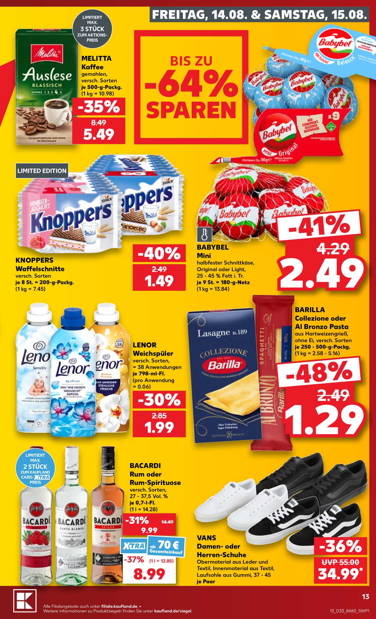Leták Kaufland Německo 13.8.-19.8.2026 strana 13