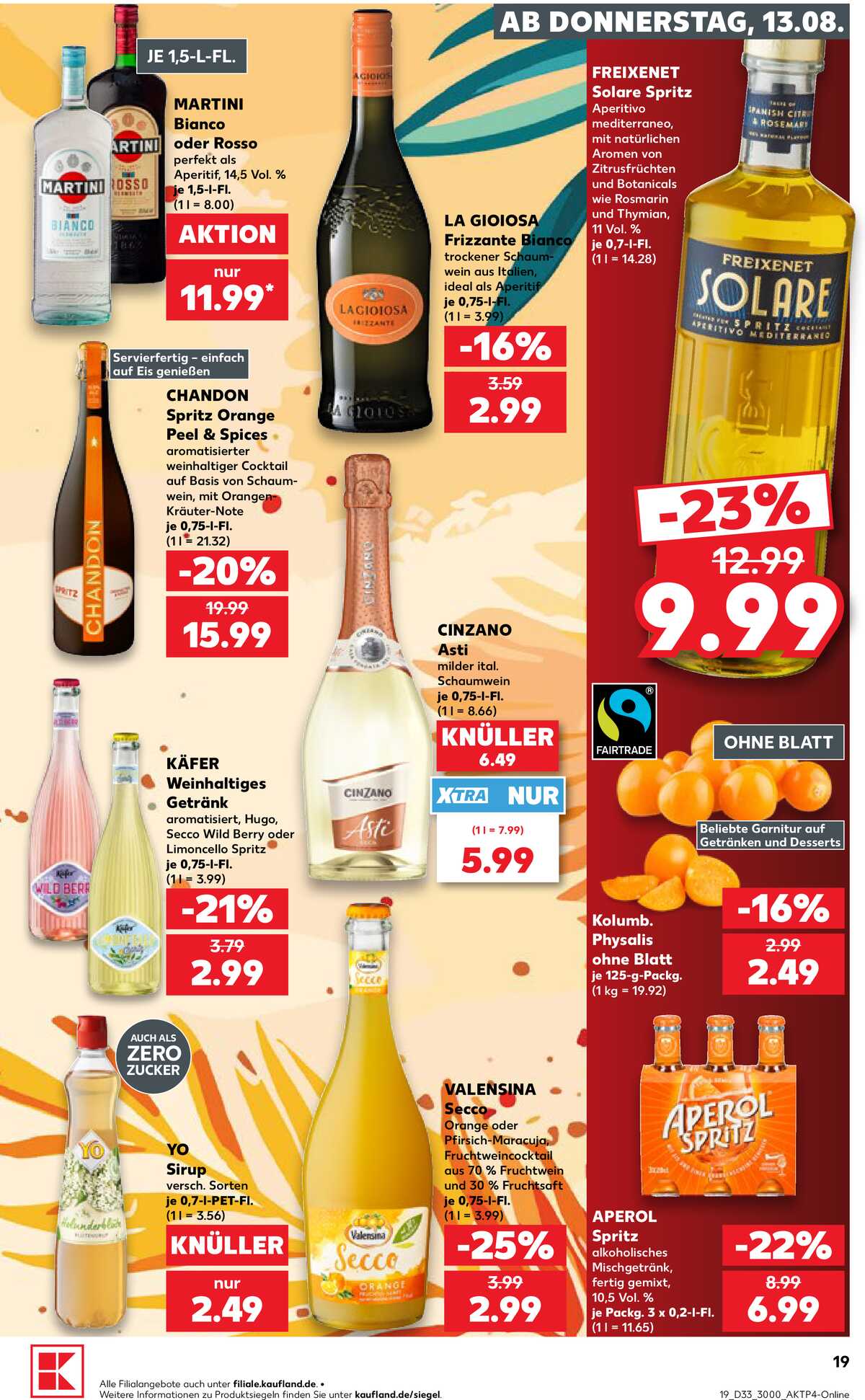 Leták Kaufland Německo 13.8.-19.8.2026 strana 19
