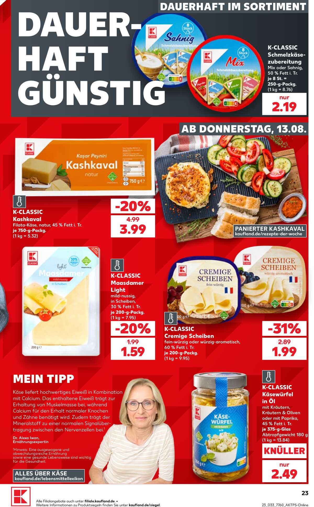 Leták Kaufland Německo 13.8.-19.8.2026 strana 23