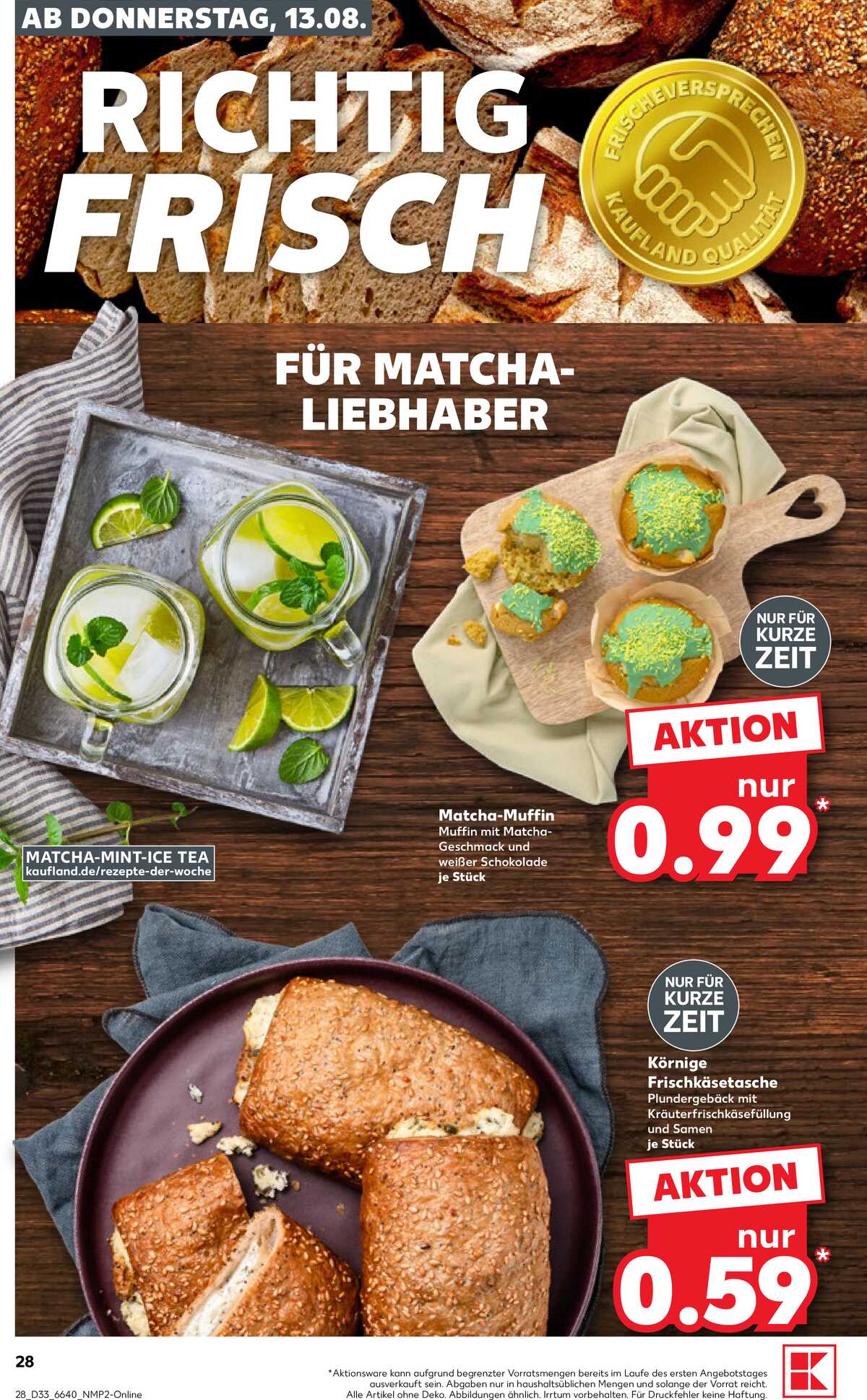 Leták Kaufland Německo 13.8.-19.8.2026 strana 28