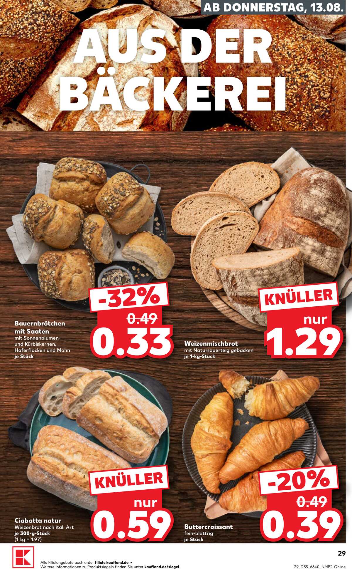 Leták Kaufland Německo 13.8.-19.8.2026 strana 29