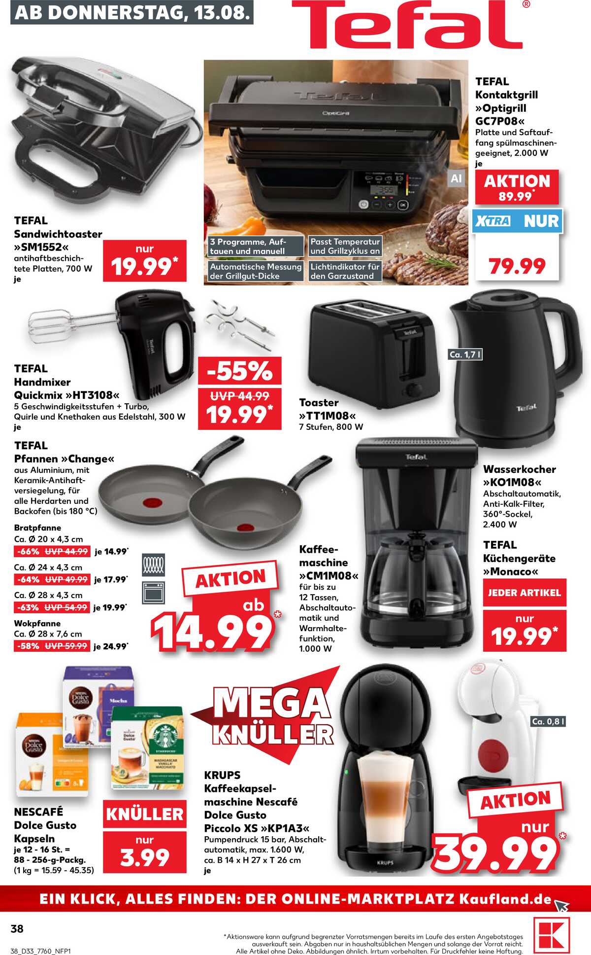 Leták Kaufland Německo 13.8.-19.8.2026 strana 38