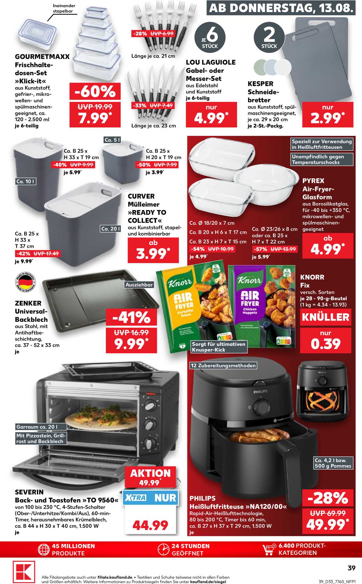 Leták Kaufland Německo 13.8.-19.8.2026 strana 39