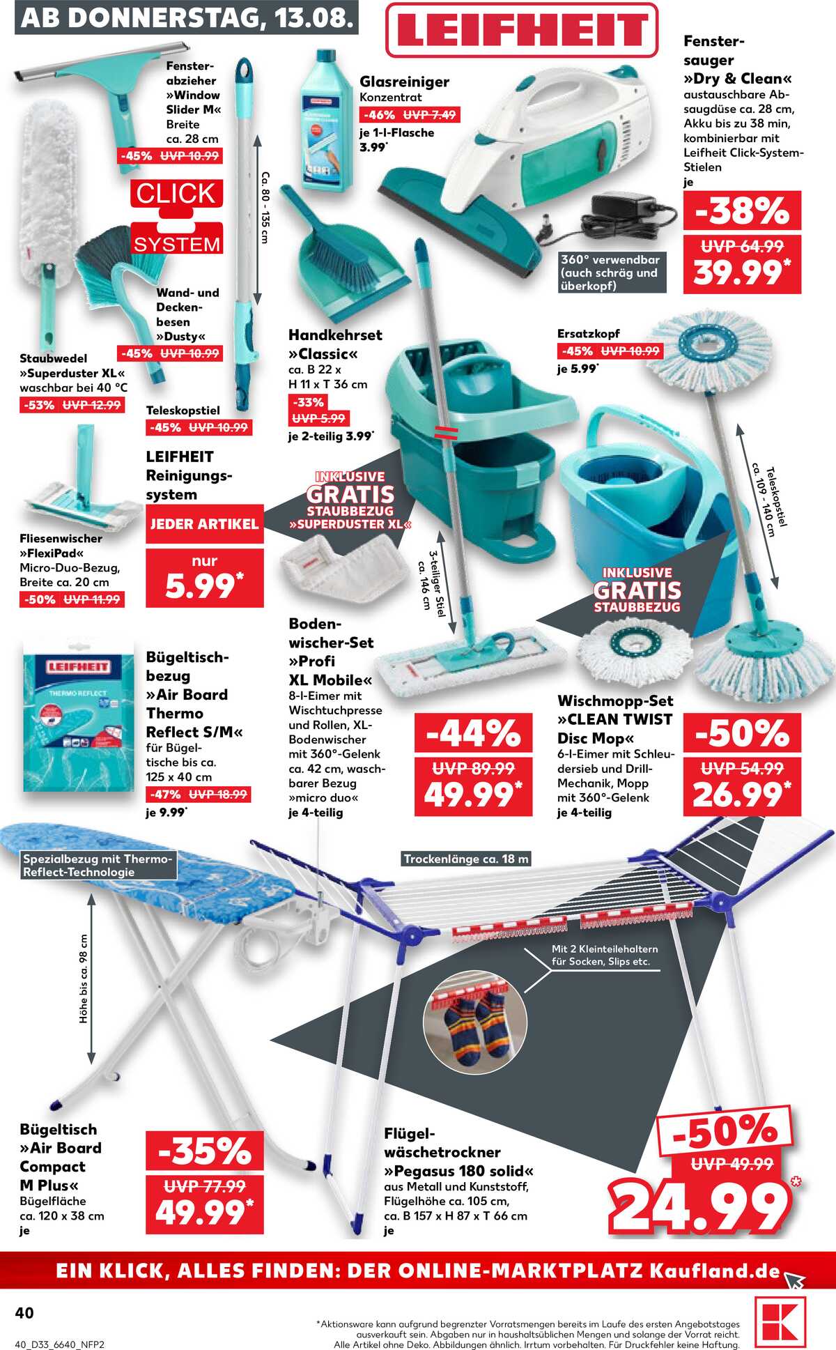 Leták Kaufland Německo 13.8.-19.8.2026 strana 40