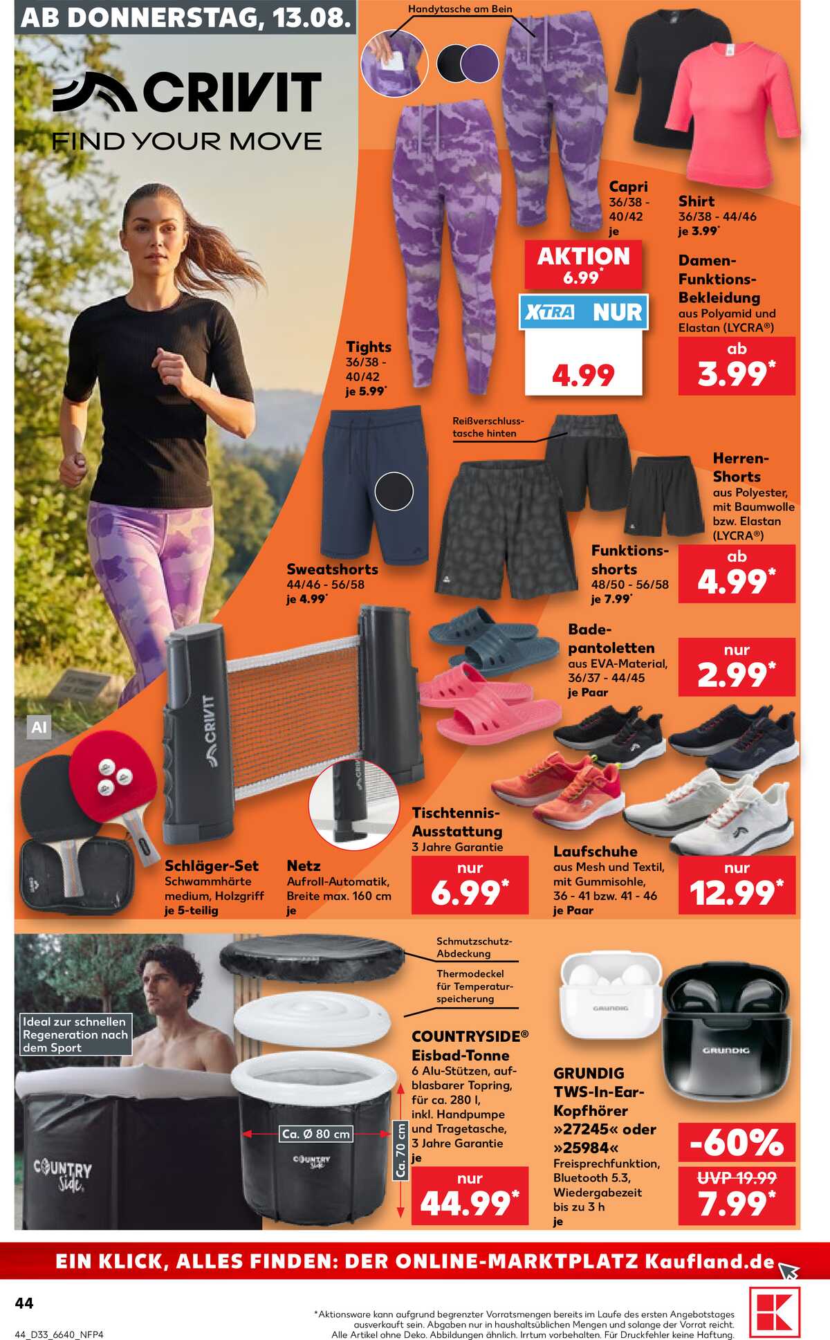 Leták Kaufland Německo 13.8.-19.8.2026 strana 44