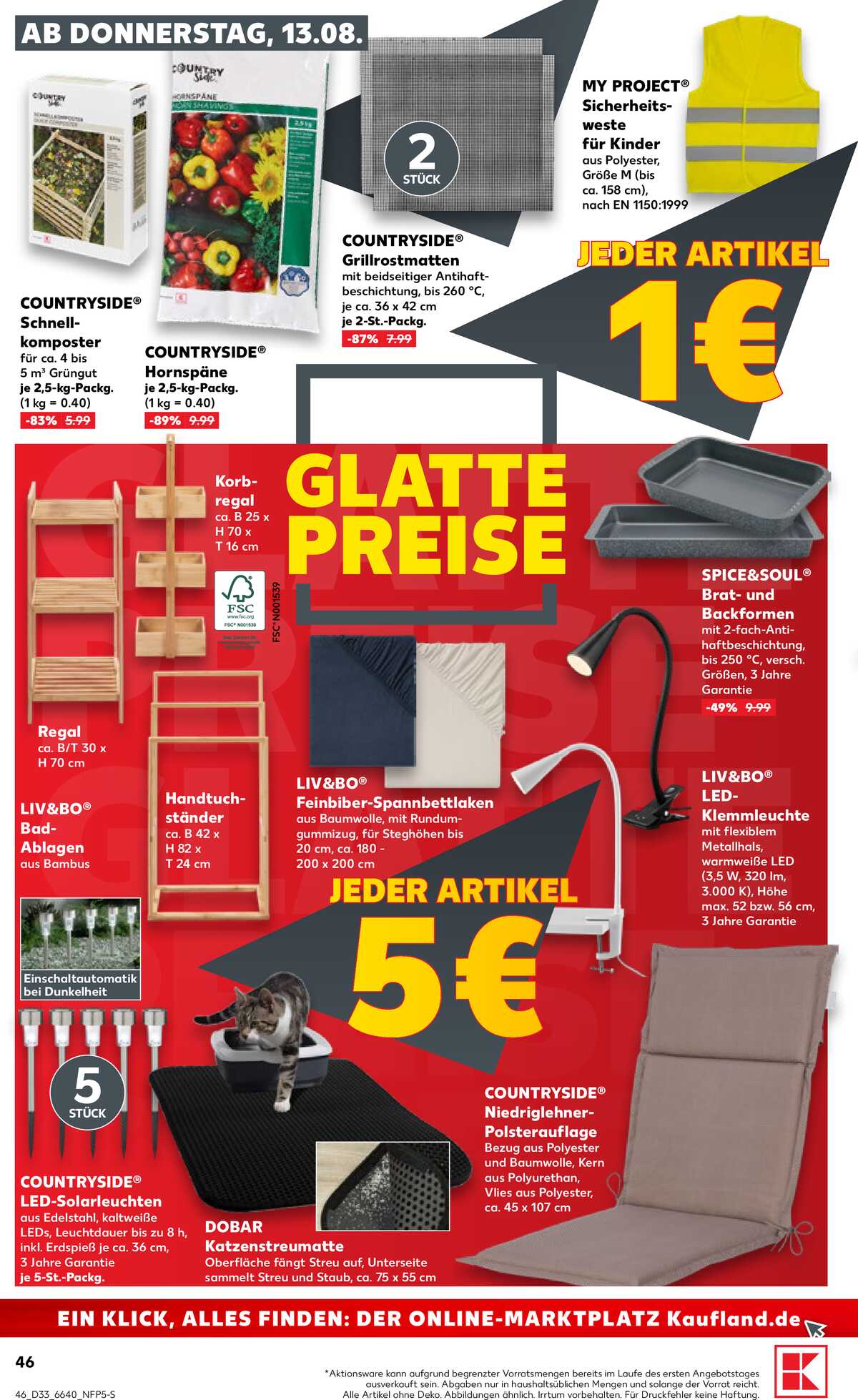 Leták Kaufland Německo 13.8.-19.8.2026 strana 46