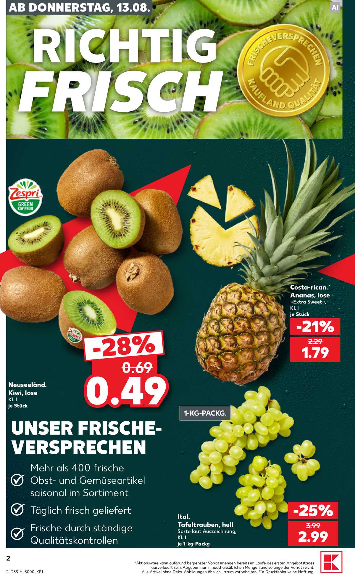 Leták Kaufland Německo 13.8.-19.8.2026 strana 2