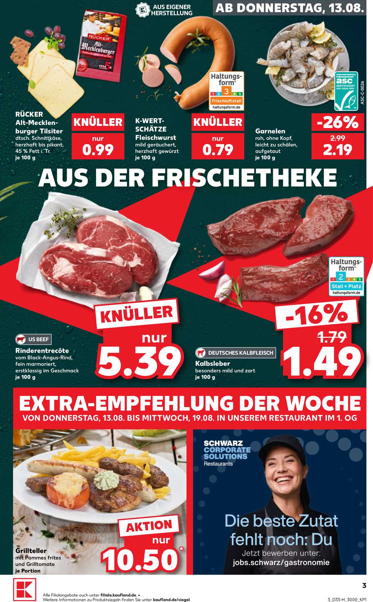 Leták Kaufland Německo 13.8.-19.8.2026 strana 3