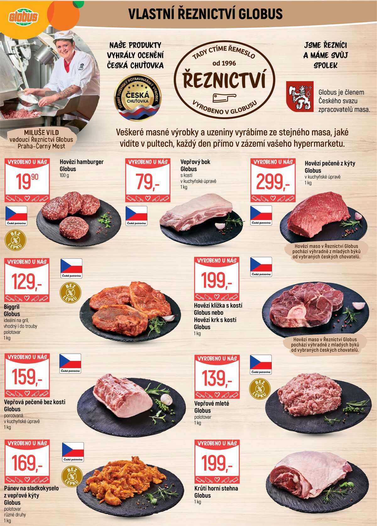 Akční leták Globus 12.8. - 18.8.2026 - Globus Praha - Centrum Černý Most strana 5