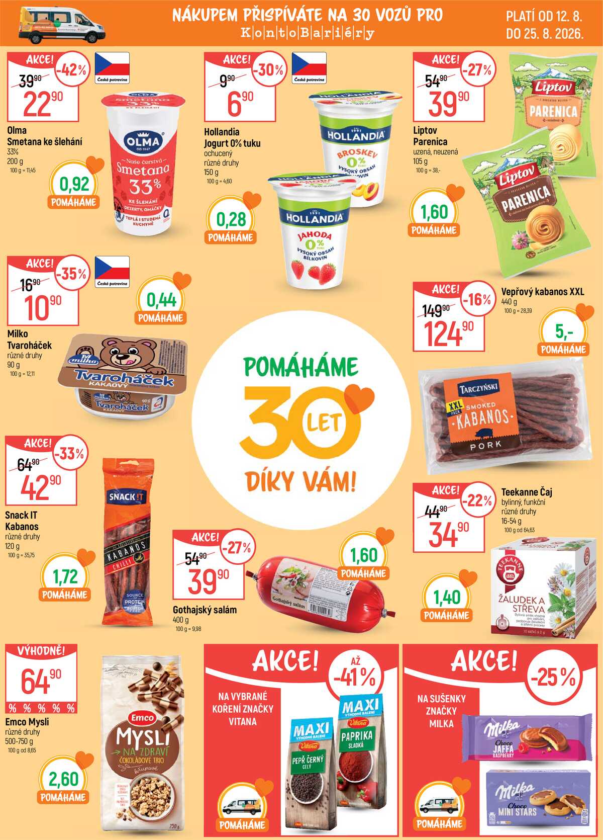 Akční leták Globus 12.8. - 25.8.2026 - Globus Praha - Zličín strana 1
