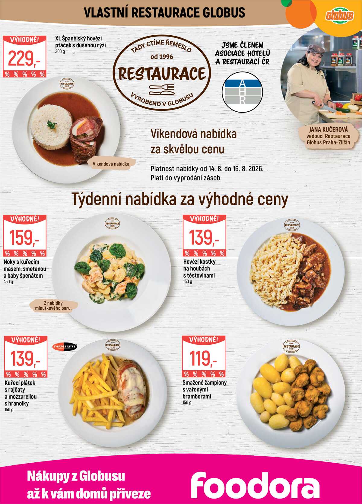 Akční leták Globus 12.8. - 18.8.2026 - Globus Praha - Zličín strana 8