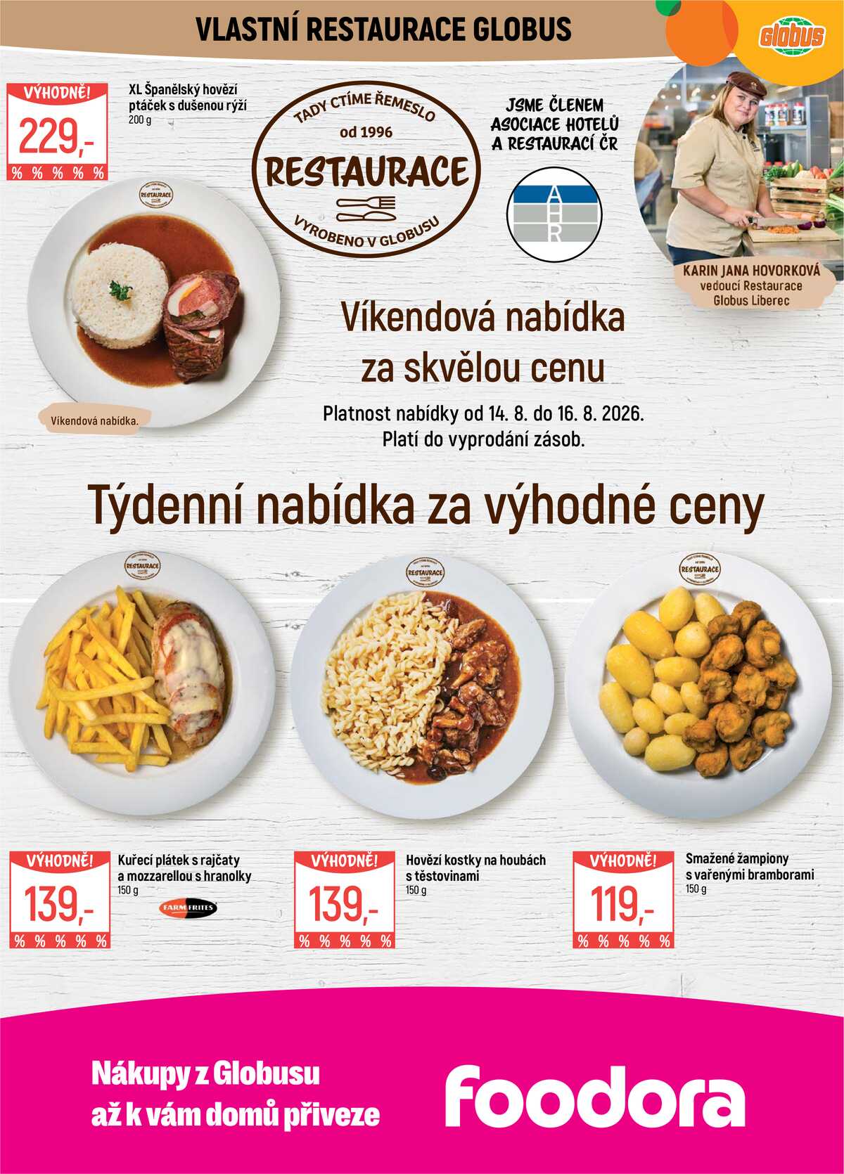 Akční leták Globus 12.8. - 18.8.2026 - Globus Liberec strana 8