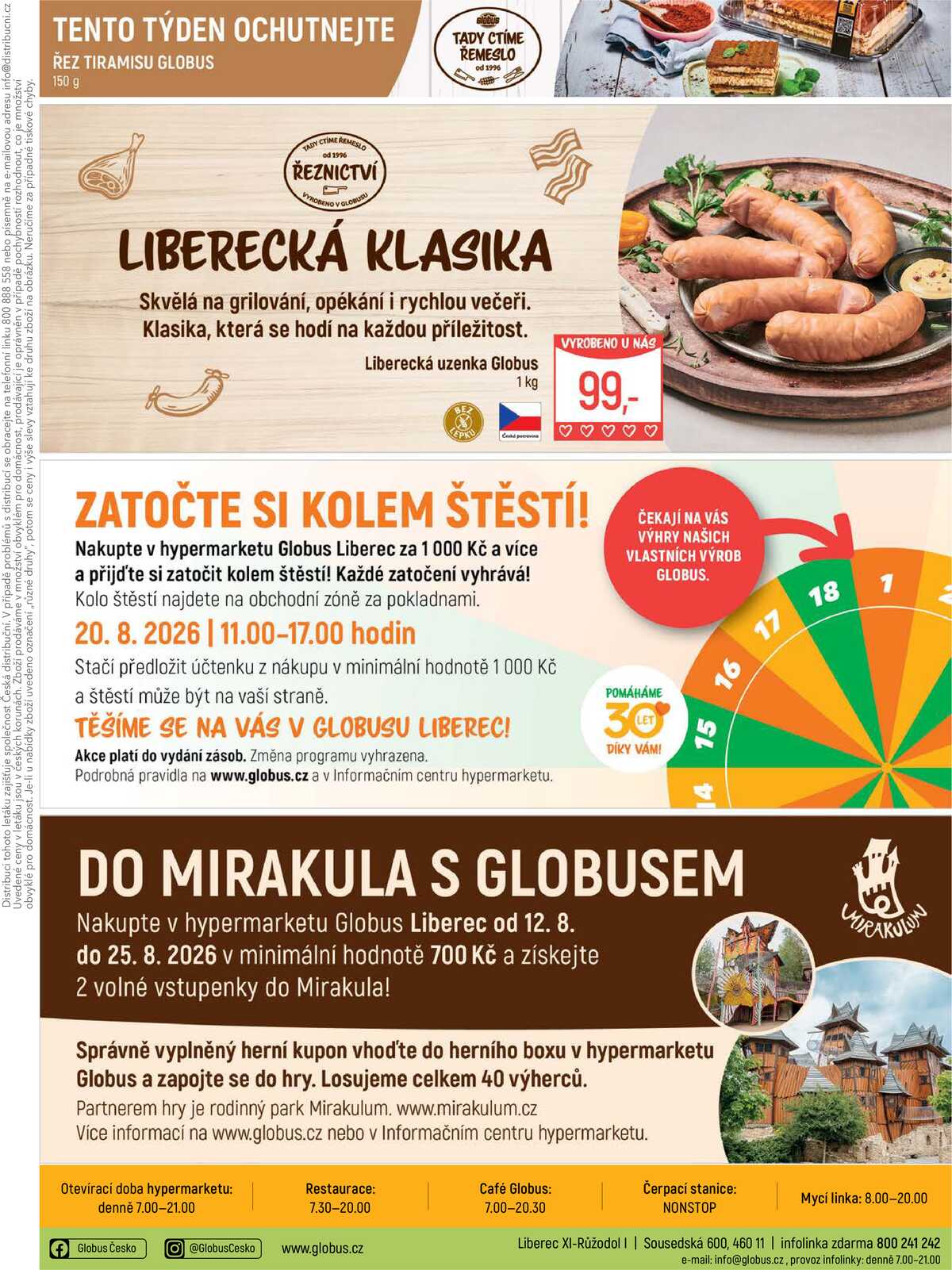 Akční leták Globus 12.8. - 18.8.2026 - Globus Liberec strana 42
