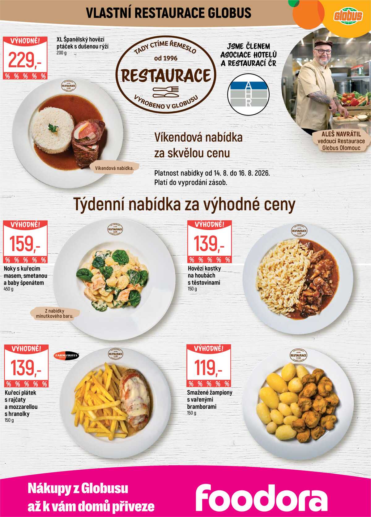 Akční leták Globus 12.8. - 18.8.2026 - Globus Olomouc strana 8