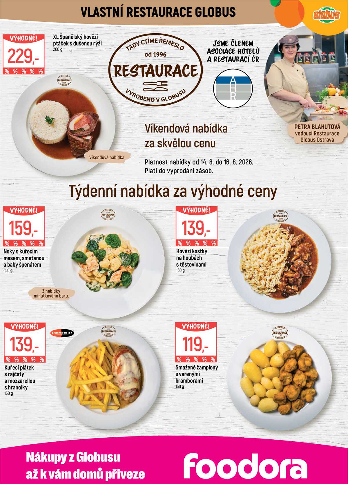 Akční leták Globus 12.8. - 18.8.2026 - Globus Ostrava strana 8