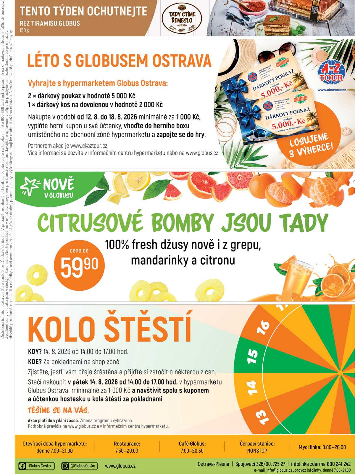 Akční leták Globus 12.8. - 18.8.2026 - Globus Ostrava strana 42