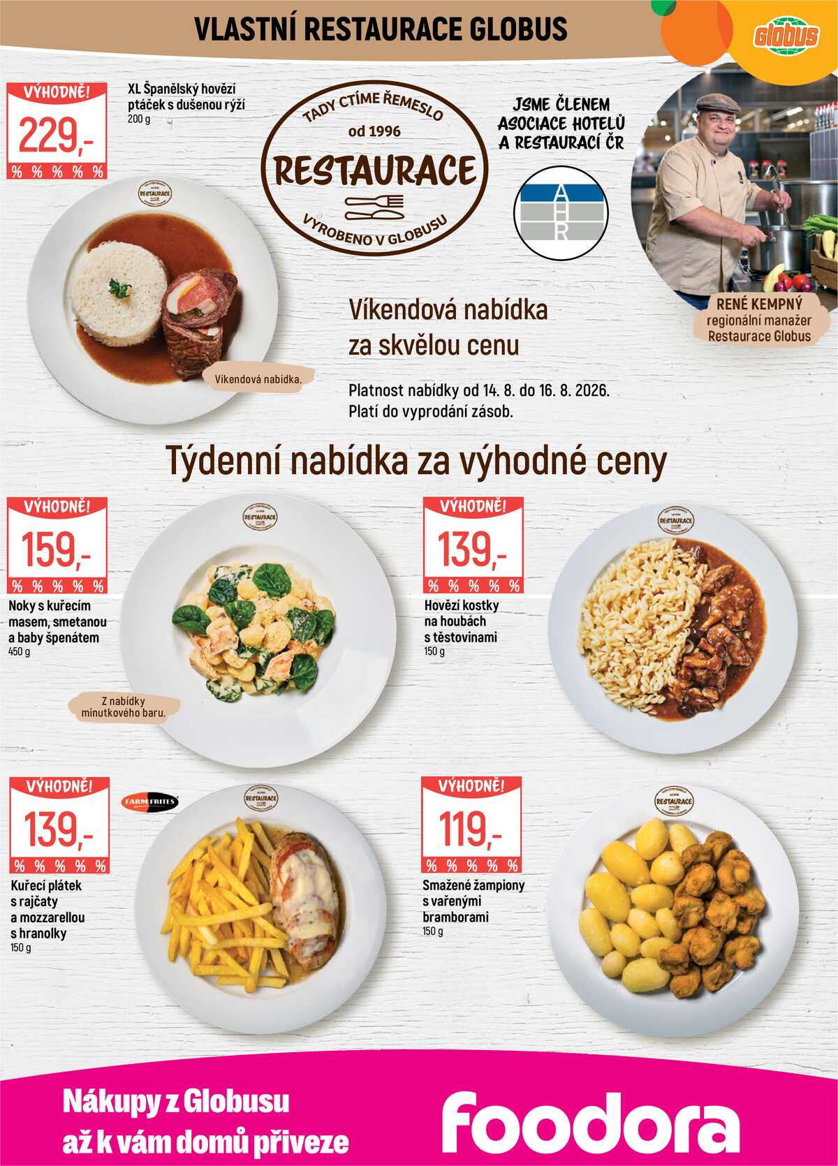 Akční leták Globus 12.8. - 18.8.2026 - Globus Brno Ivanovice strana 8