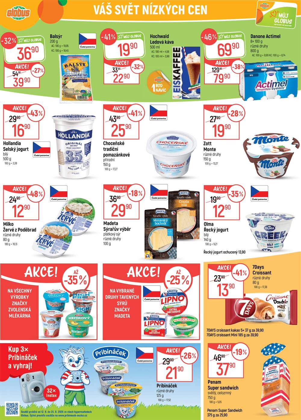 Akční leták Globus 12.8. - 18.8.2026 - Globus Brno Ivanovice