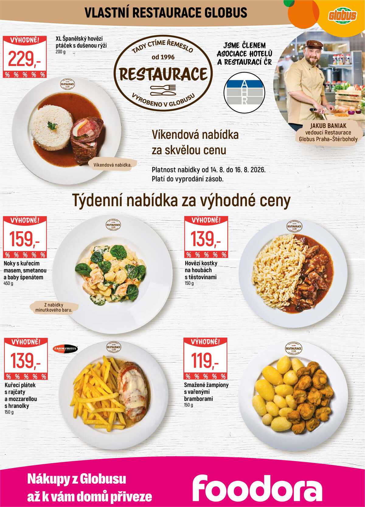 Akční leták Globus 12.8. - 18.8.2026 - Globus Praha - Štěrboholy strana 8