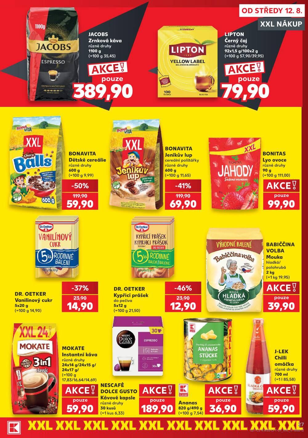Kaufland 12.8. - 18.8. - Kaufland - Veselí nad Lužnicí - Budějovická