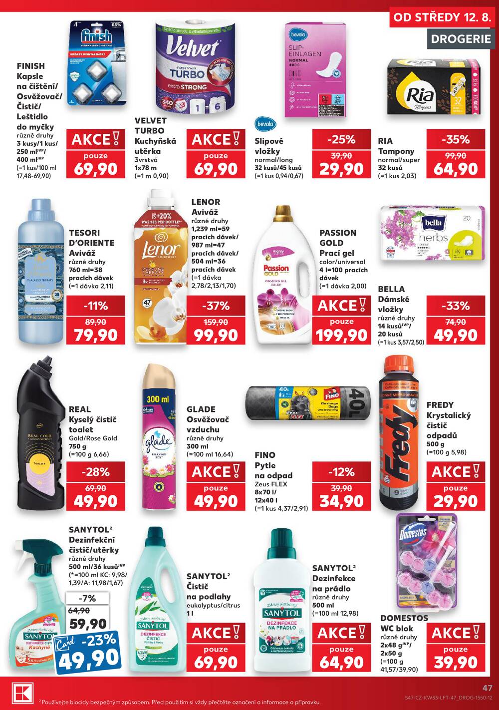 Kaufland 12.8. - 18.8. - Kaufland - Veselí nad Lužnicí - Budějovická
