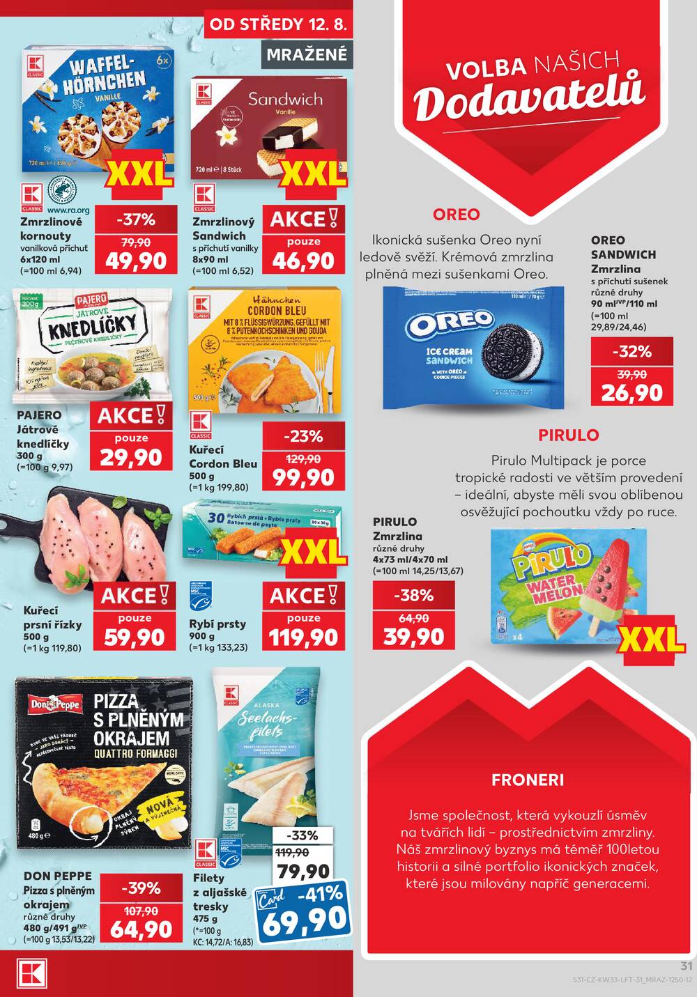 Kaufland 12.8. - 18.8. - Kaufland - Teplice (Čs. Dobrovolců)