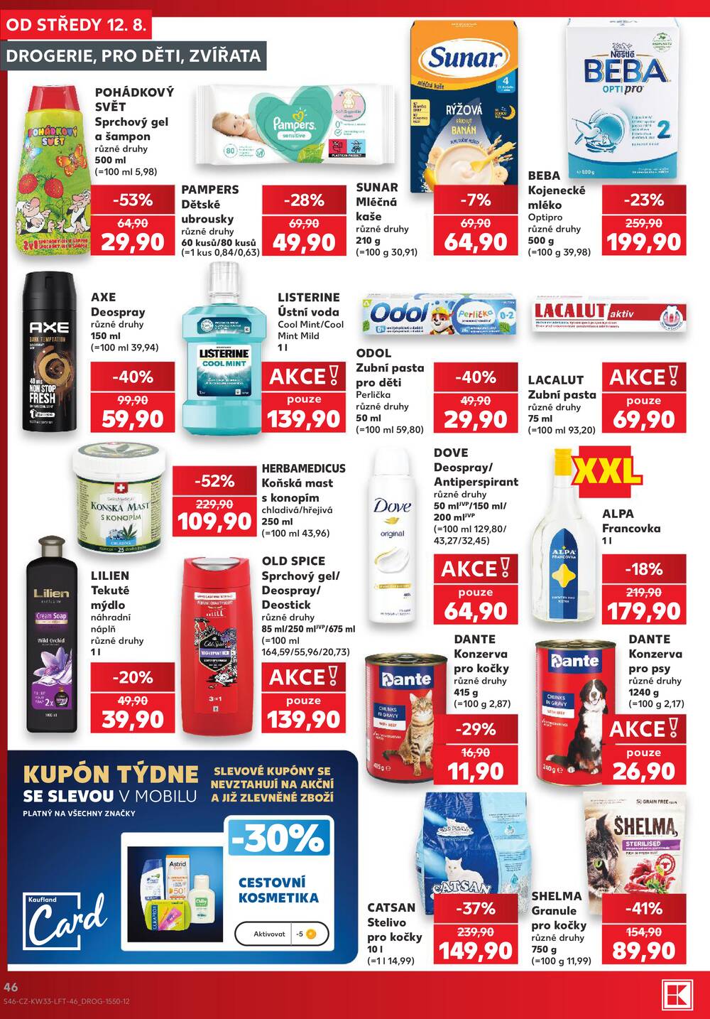 Kaufland 12.8. - 18.8. - Kaufland - Teplice (Čs. Dobrovolců)