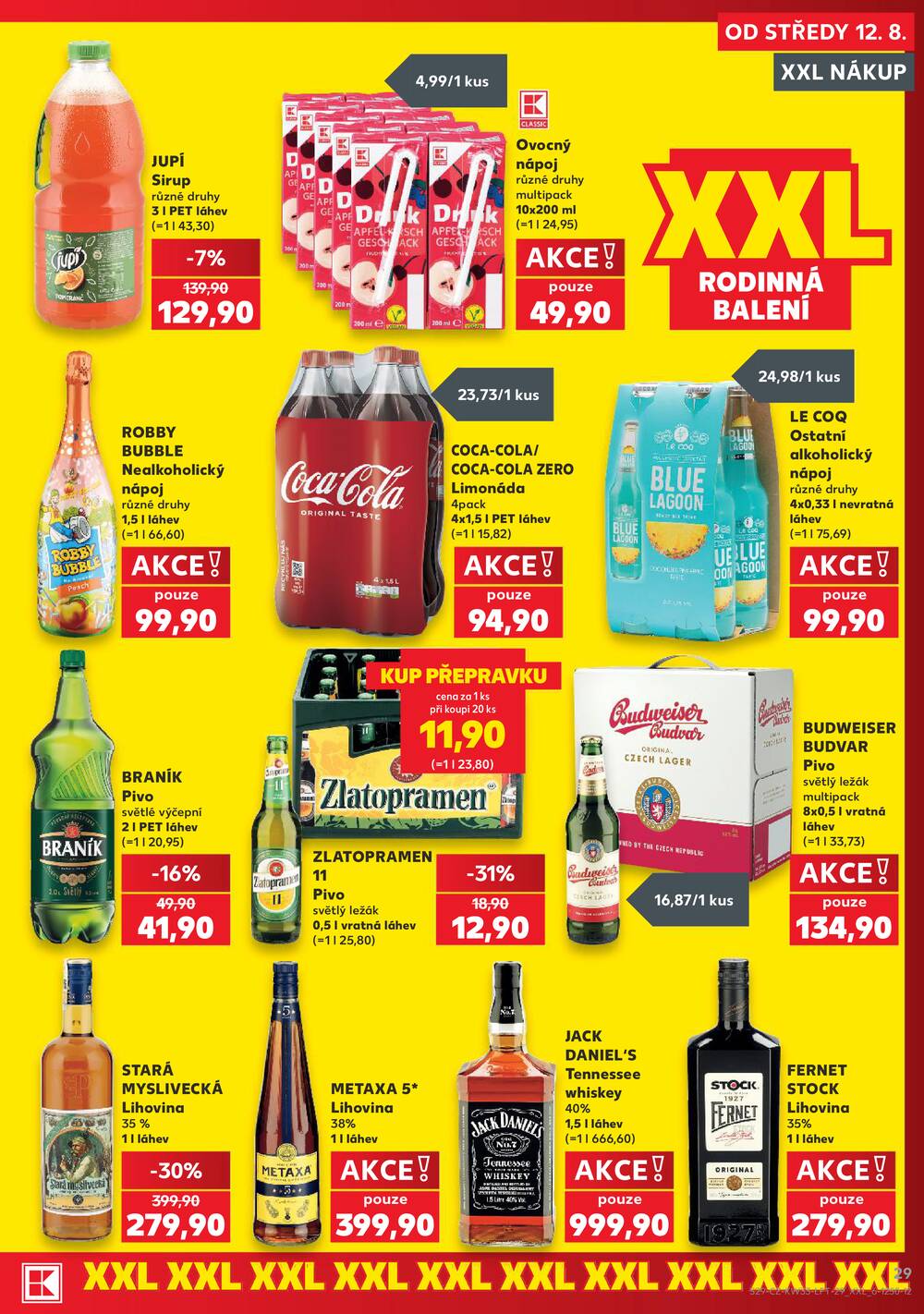 Kaufland 12.8. - 18.8. - Kaufland - Znojmo (Dukelských bojovníků)