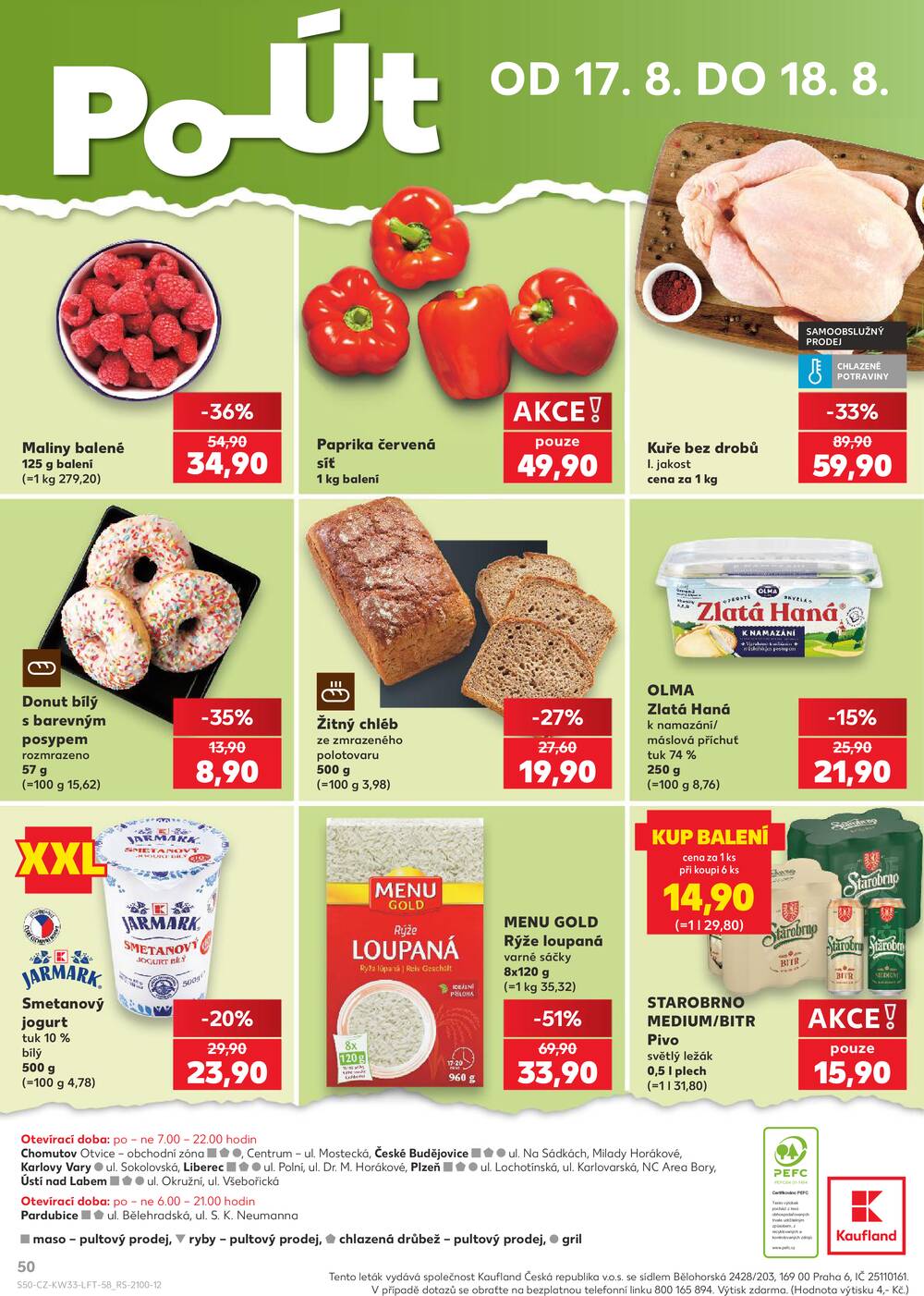 Kaufland 12.8. - 18.8. - Kaufland - Ústí nad Labem (Okružní)