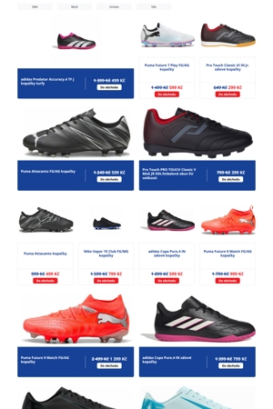 Intersport Kopačky a míče - 9. 8. 2026