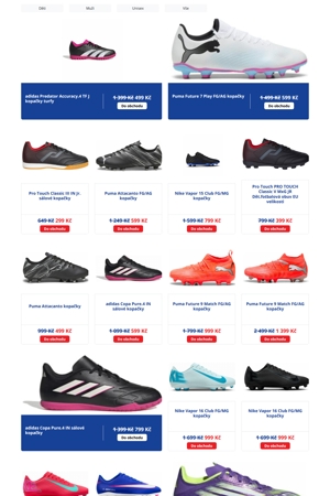 Intersport Kopačky a míče - 10. 8. 2026