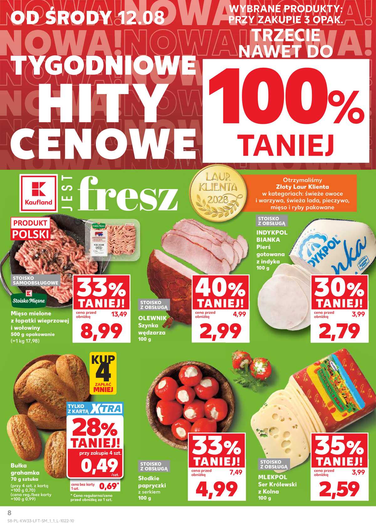 Leták Kaufland Polsko 12.8.-19.8.2026 - Týdenní zpravodaj strana 8